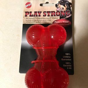 Spot Play Strong  High Quality Rubber Dog Toy w/ place for treats Small Size NEW